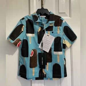 NWT Dolce & Gabbana Boys Button Down Shirt Size 6